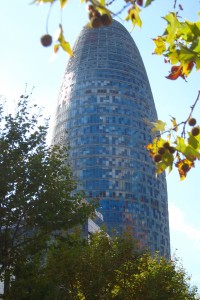 the torre agbar in barcelona