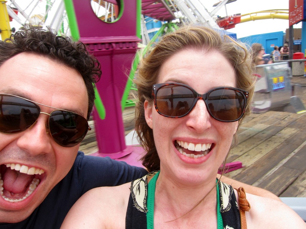 ambiguously safe carnival rides at the santa monica pier