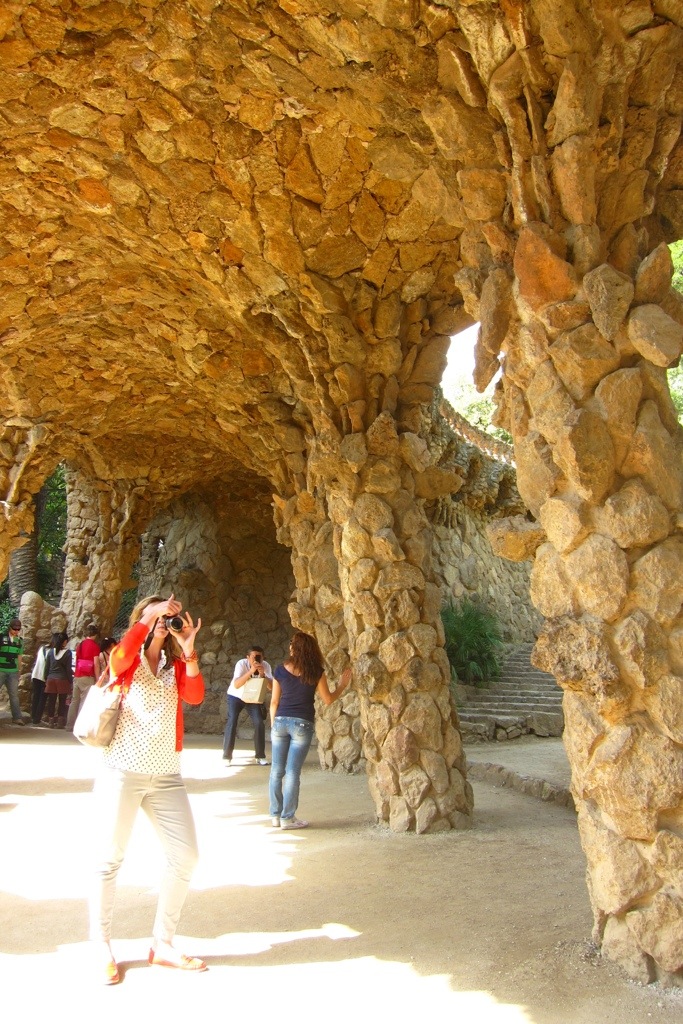 visiting park guell in barcelona, as seen in vicky cristina barcelona