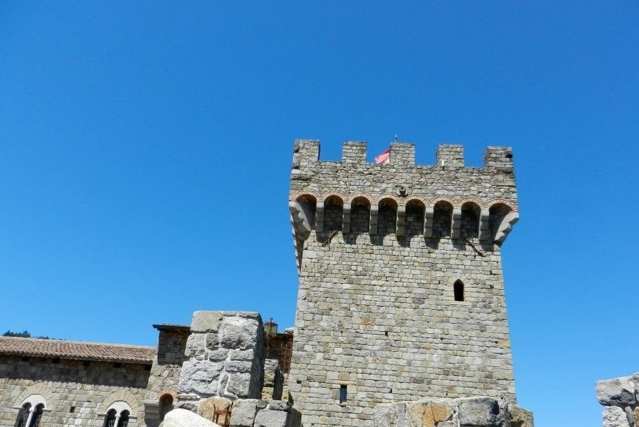 yep, it's a castle: castello di amorosa winery