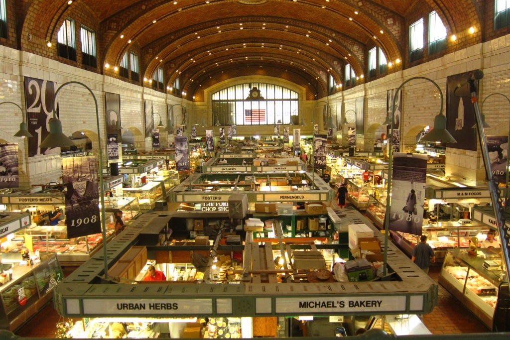 the gorgeous west side market in cleveland