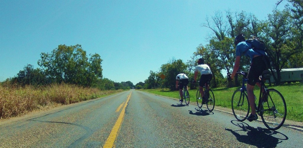the boys while biking through hill country, texas