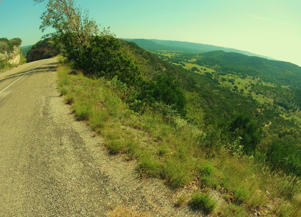 biking through central texas hill country