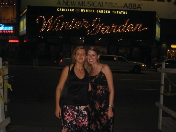 kim and me in new york city in the summer of 2004 - hello, broadway!