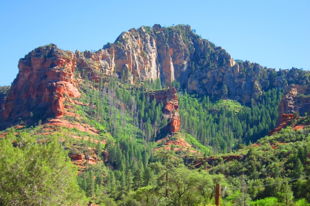 breathtaking views on 89a driving south from flagstaff to sedona