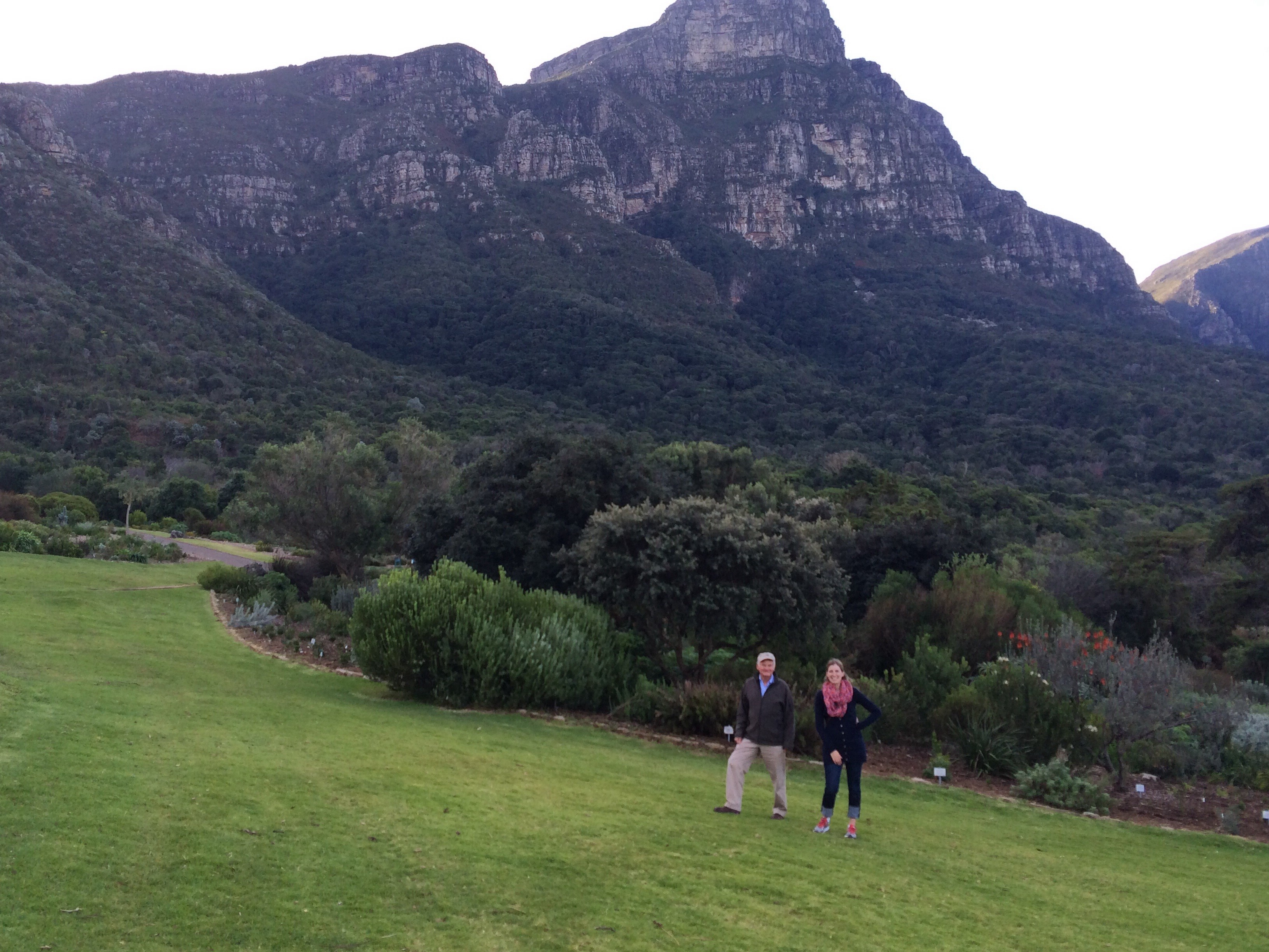 climbing the kirstenbosch gardens in cape town with our guide, graham. he was so amazing!