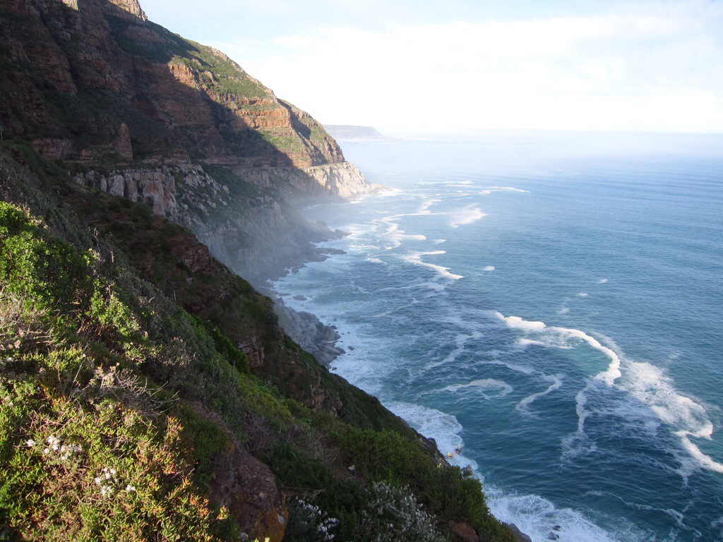 stunning vistas while driving along the western edge of the cape peninsula