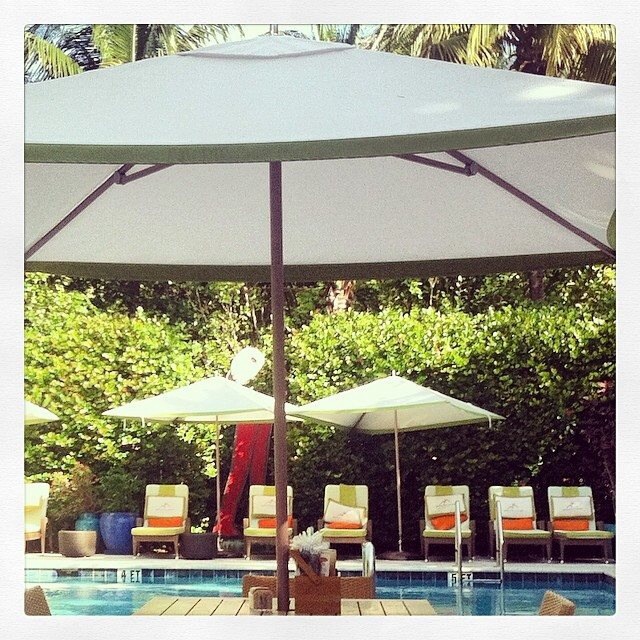 one of the four pools at the parrot key resort boutique hotel