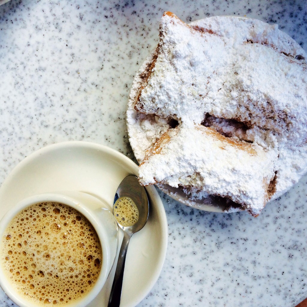 ok, cafe du monde is worth it. skip the line and go sit down: first come, first serve.