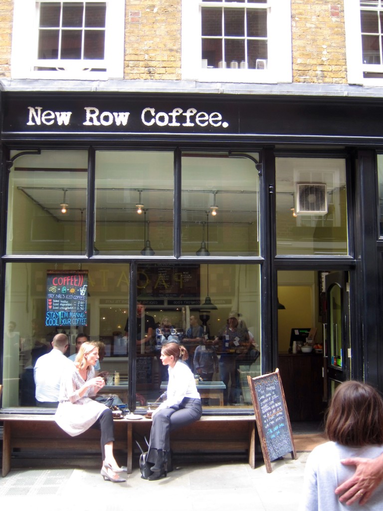 stop for a flat white at new row coffee in london - delightful!