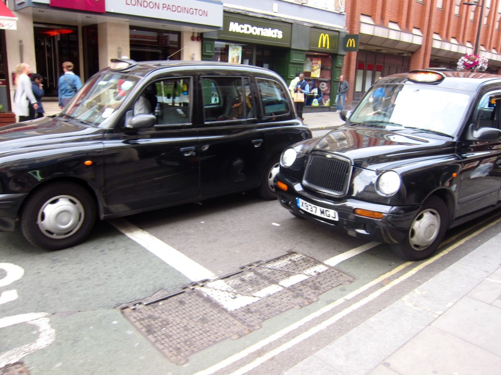 our london taxi that drove us to paddington station while listening to the usa/germany world cup match. USA!