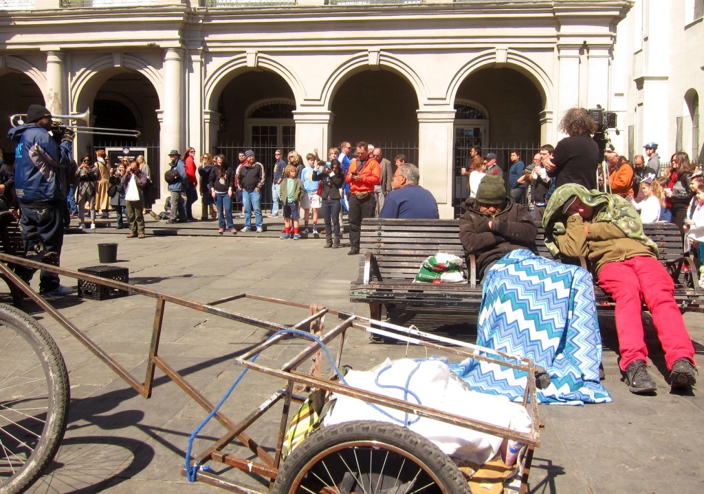 jazz, tourists, poverty. #neworleans